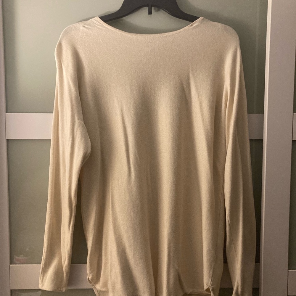 Micheal Kors oversized cream/tan sweater size Medium
